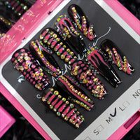 0976- Handmade press on nails fake nails removable Plush Fashion Hub