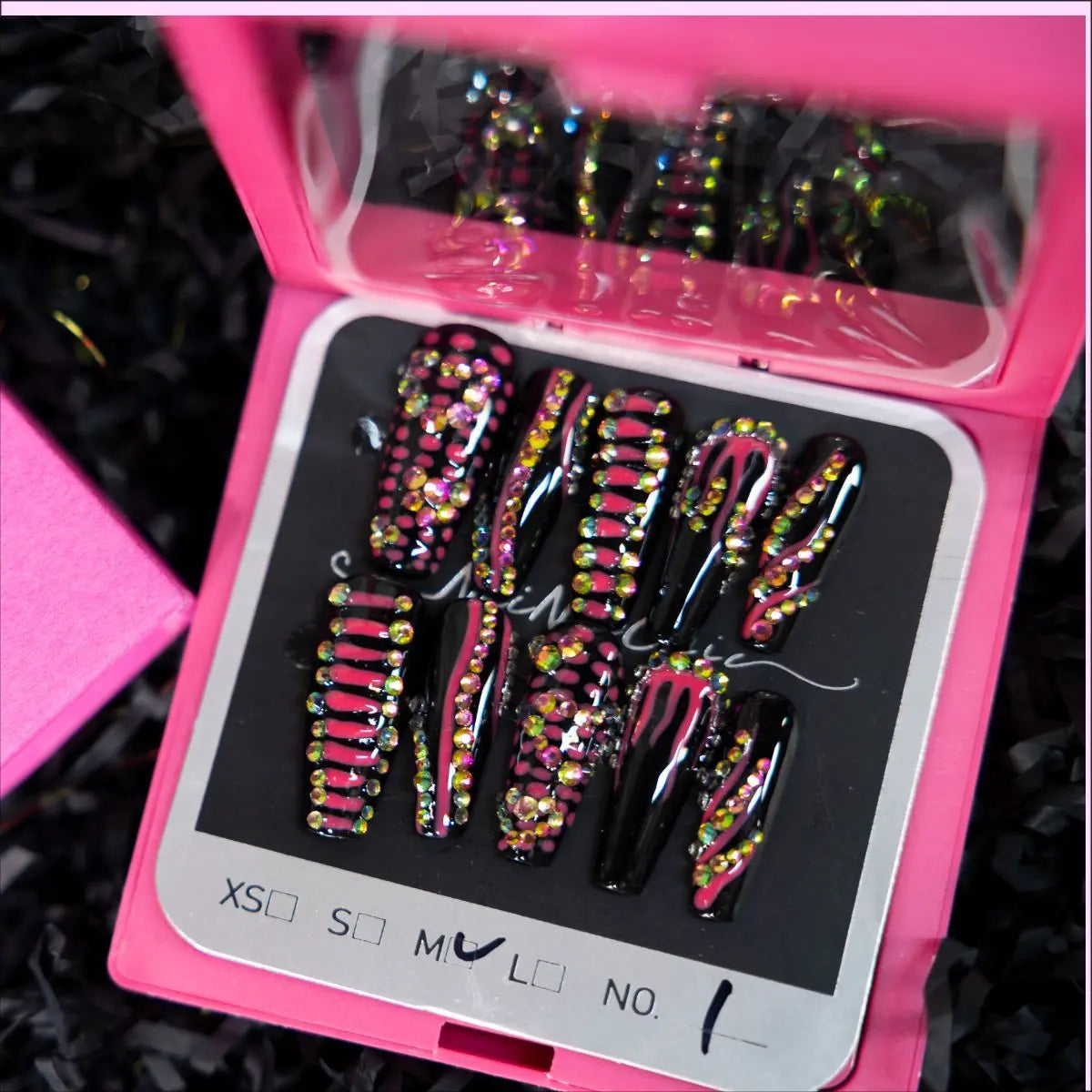 0976- Handmade press on nails fake nails removable Plush Fashion Hub