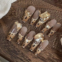 0993- Handmade press on nails fake nails removable Plush Fashion Hub