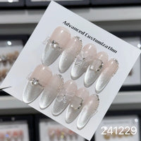 1030- Handmade press on nails fake nails removable Plush Fashion Hub