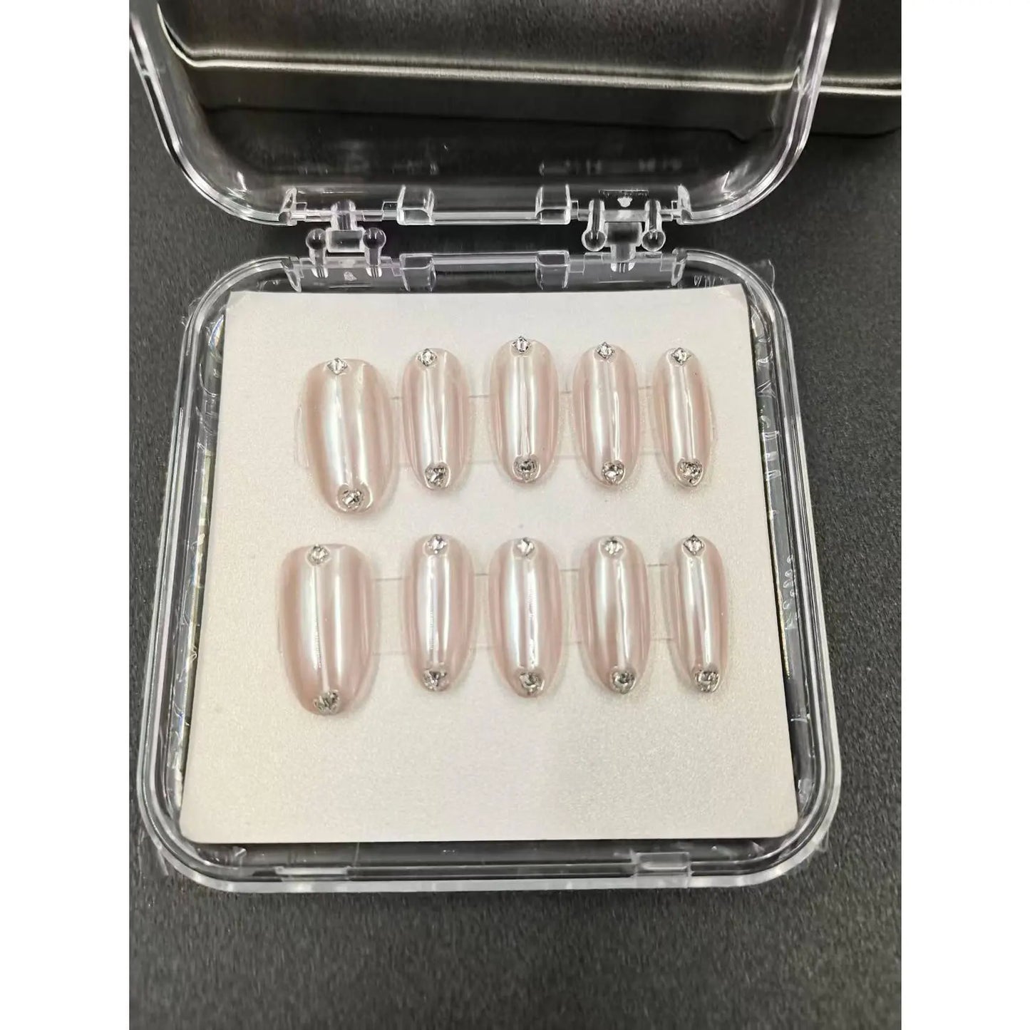 1038- Handmade press on nails fake nails removable Handmade Drawing Nails Plush Fashion Hub