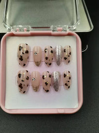 1049- Handmade press on nails fake nails removable Plush Fashion Hub