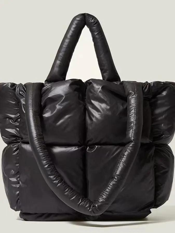 6 Color Down-filled Minimalist Space Bag Plush Fashion Hub