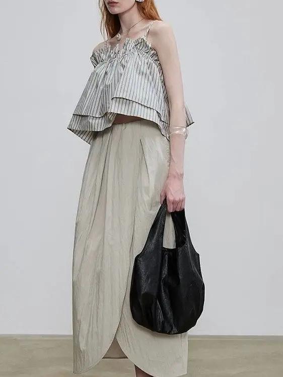 Asymmetric Slit Skirt PAINEVIDA