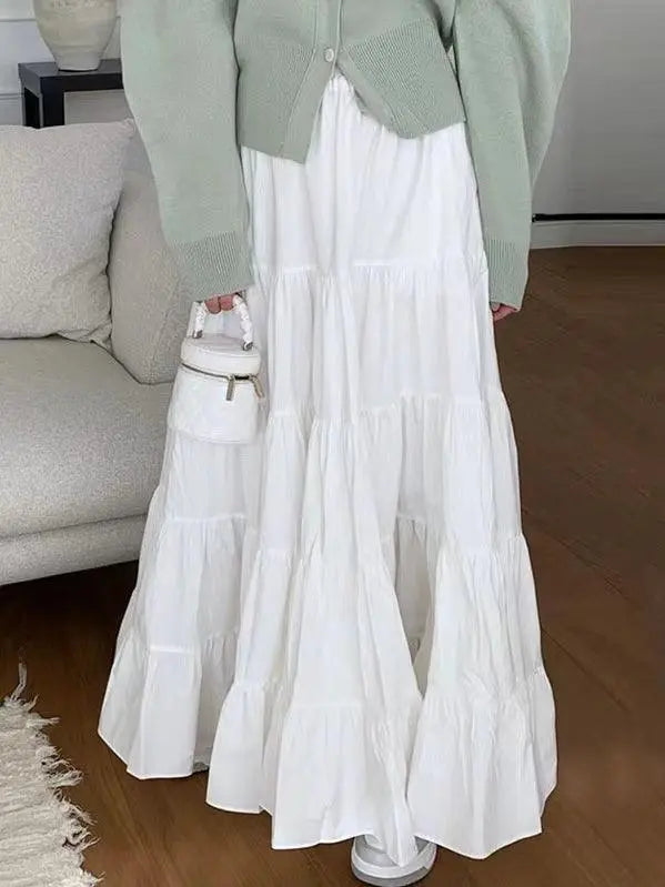 Big Hem Split-joint Cake Skirt Plush Fashion Hub