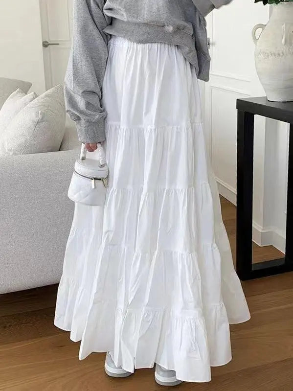 Big Hem Split-joint Cake Skirt Plush Fashion Hub