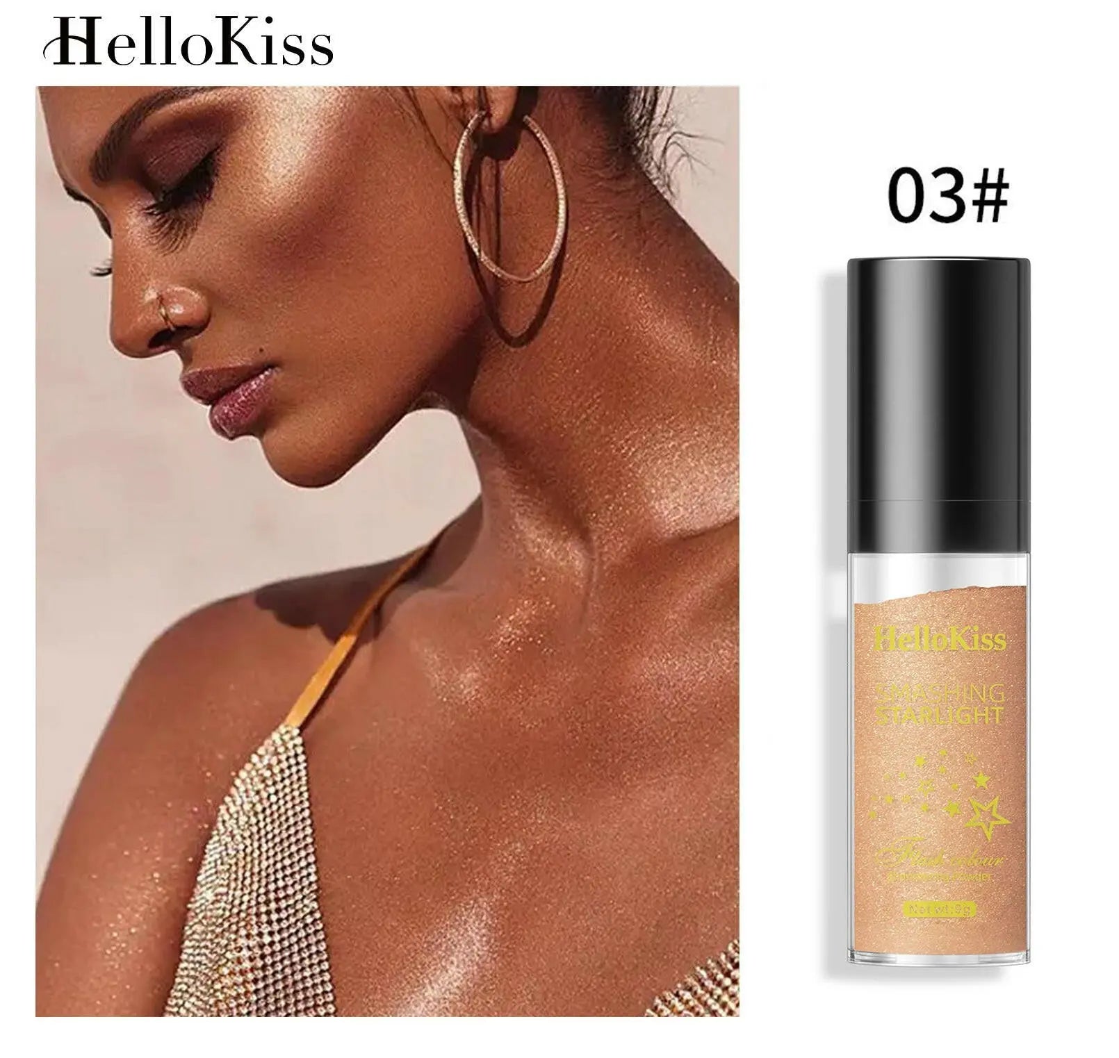 Brightening The Whole Body Highlight Powder Repair Three-dimensional.