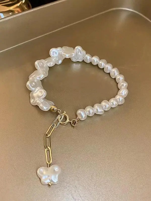 Butterfly Pearl Beaded Bracelet PAINEVIDA