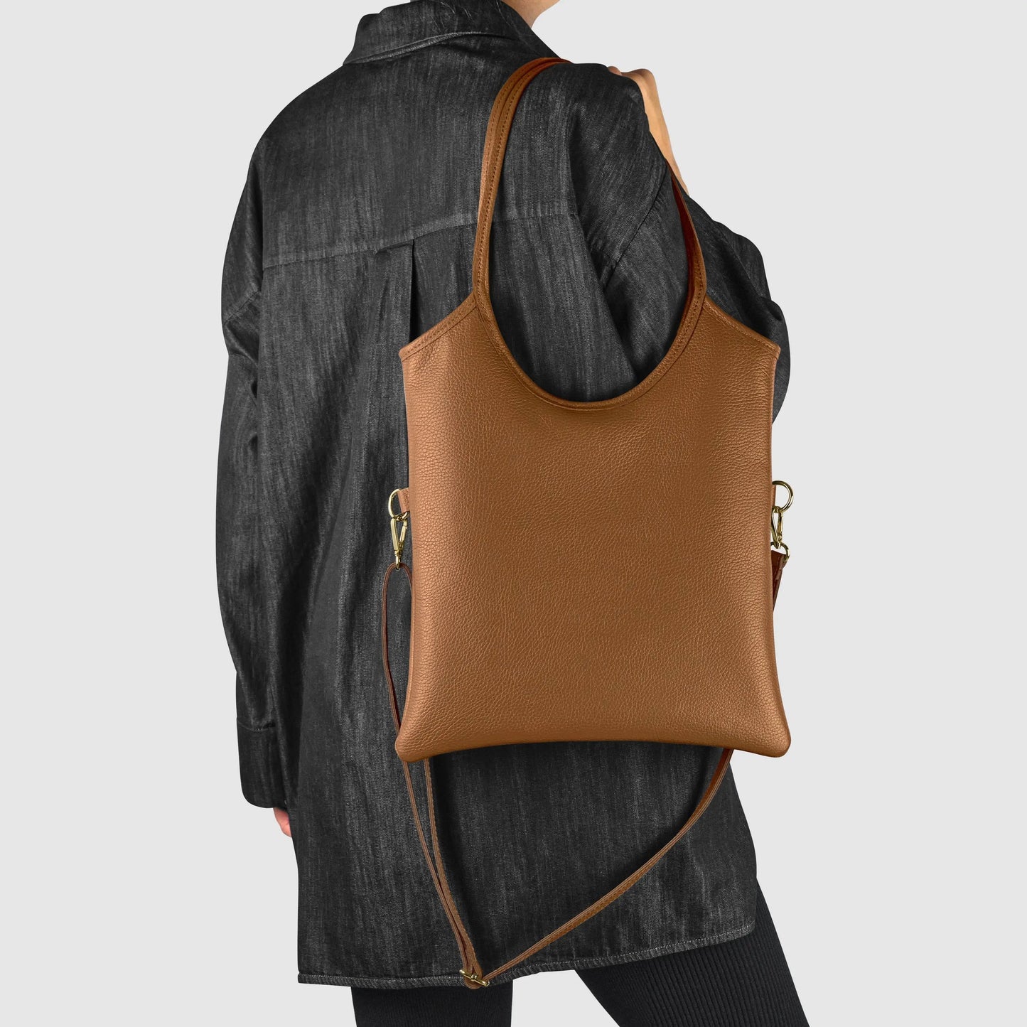 Calf Leather Tote Bag TAKEASY