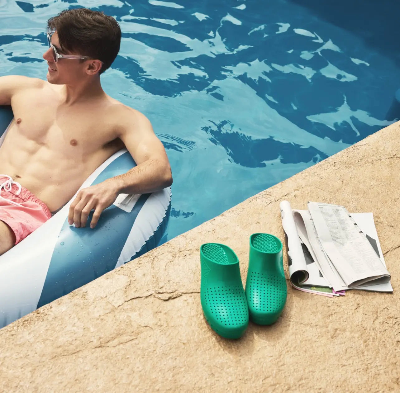 Calzuro Classic With Holes Green Plush Fashion Hub