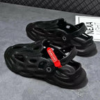 Coconut Slippers Couple Summer Dual-use Closed Toe Beach  Shoes.