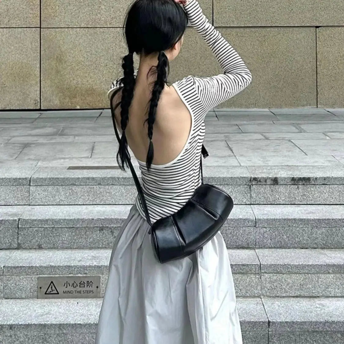 Elegant Folded Cylinder Bag - Stylish Small Pillow Bag & Casual Crossbody Bag for Women | Fashion Retro Design hobo Plush Fashion Hub