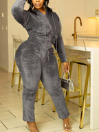 Fall Fashion Casual Personality Slim Fit Sexy Sports Suit Plush Fashions Shop