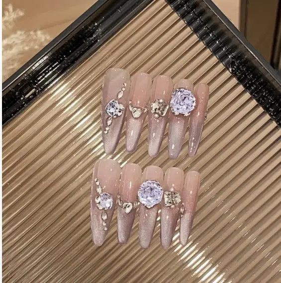 Handmade press on nails fake nails removable Plush Fashion Hub