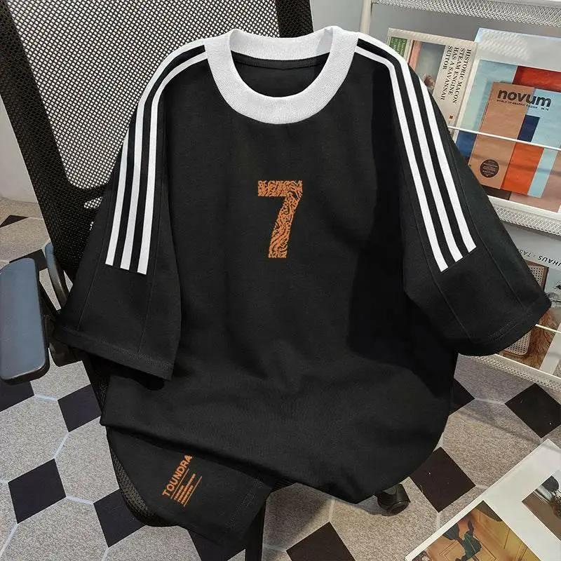 Heavy Short Sleeve Vintage Bottoming Shirt Cotton.