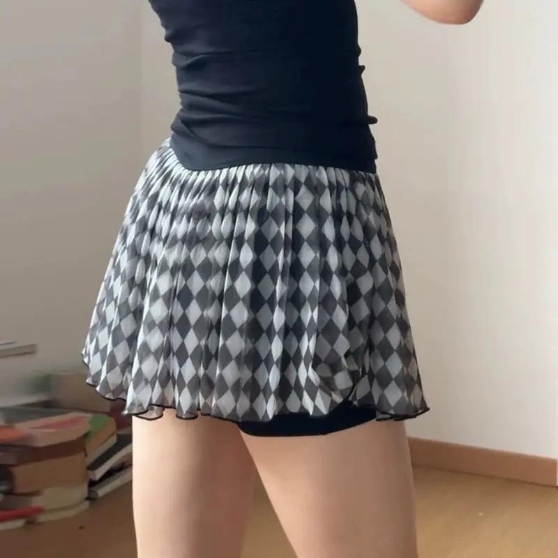 High Waist Mesh Running Skirt PAINEVIDA