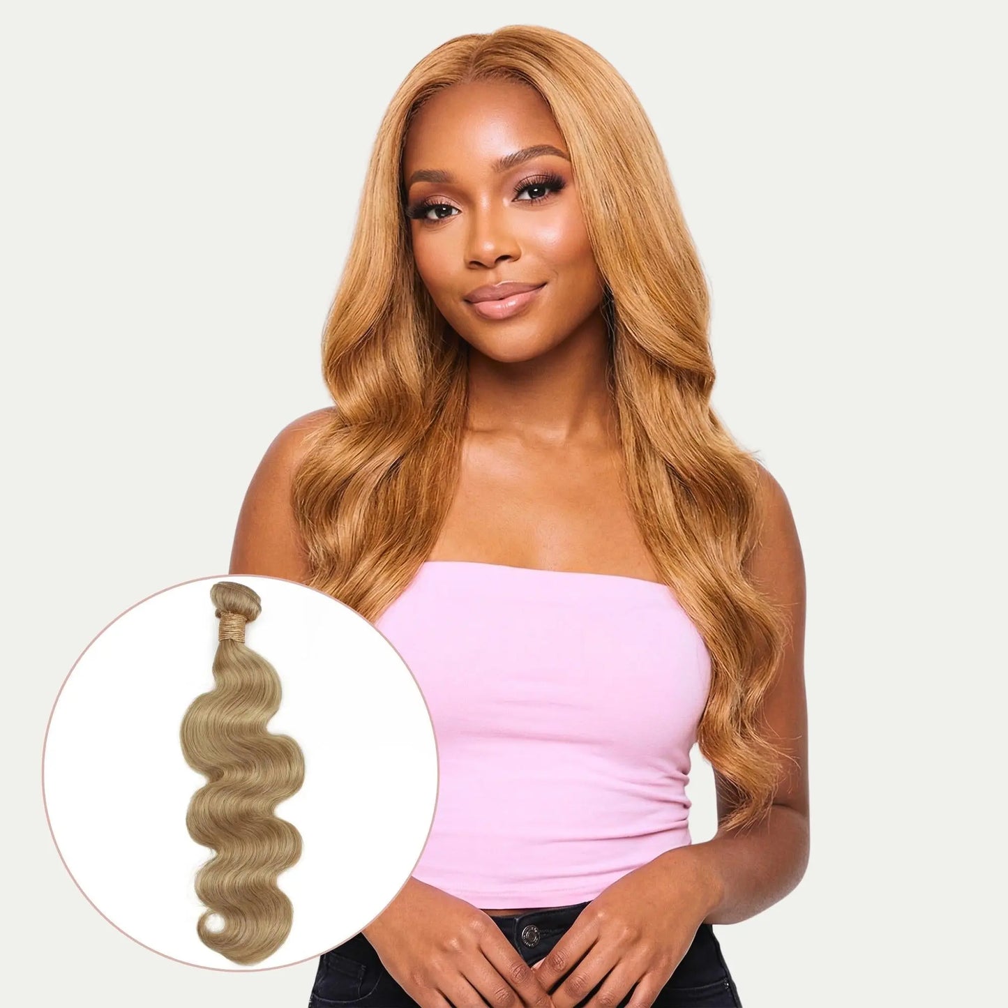 Honey Blonde Body Wave 100% Human Hair Bundles Private Label