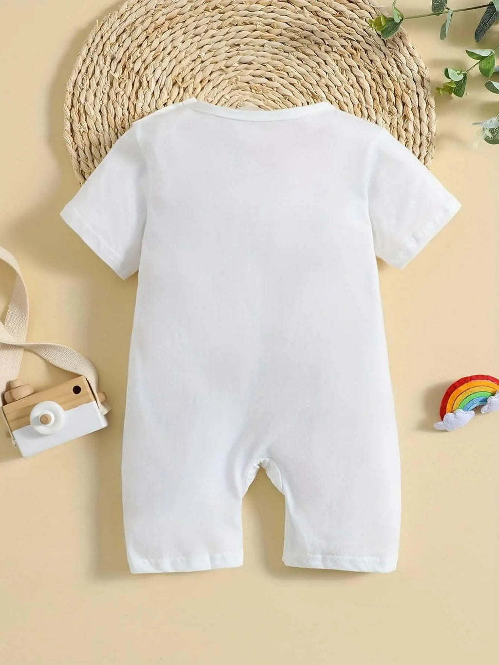 Infant Party My Crib Bodysuit - Comfy Short Sleeve Onesie for Babies.