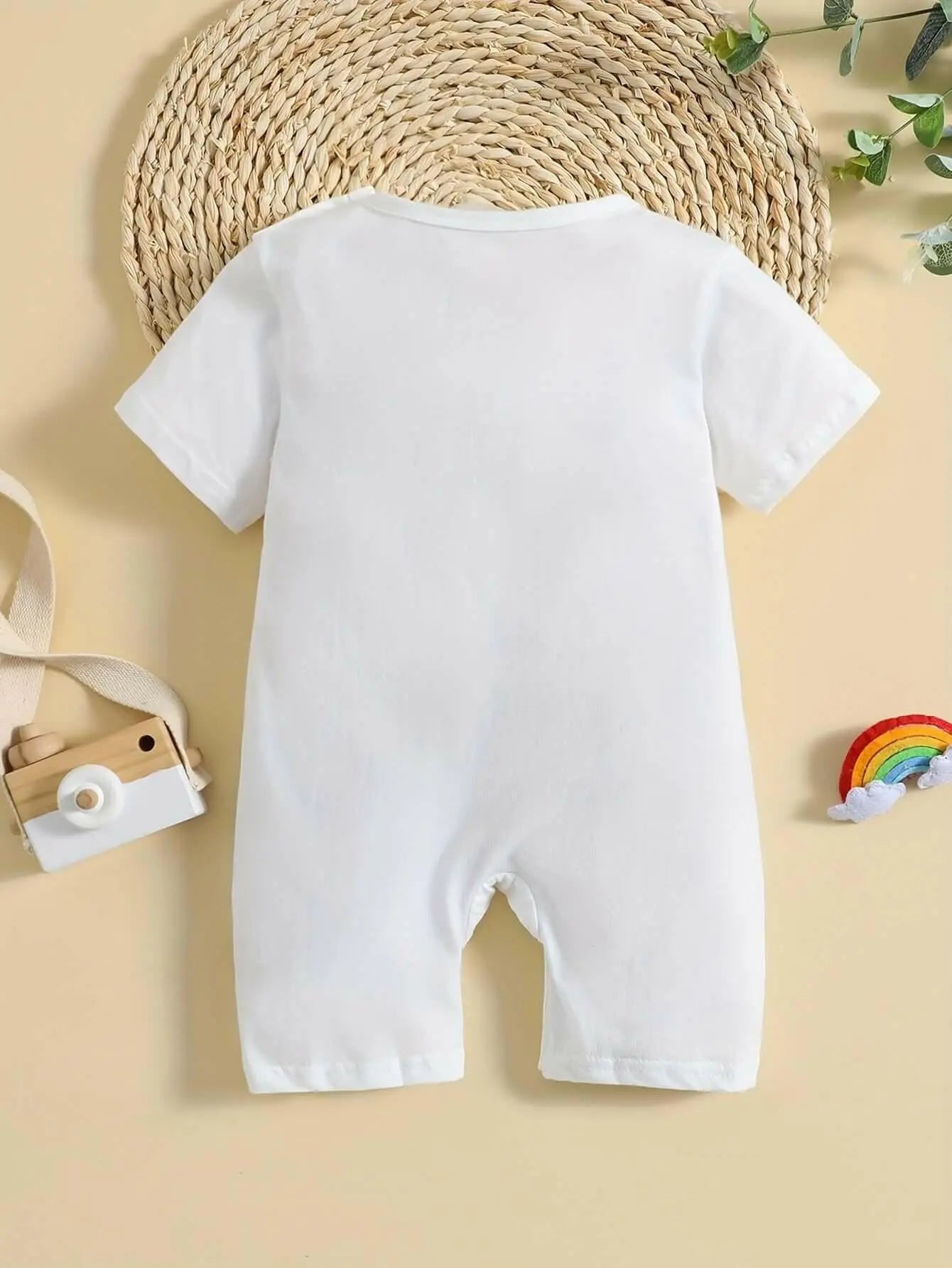 Infant Party My Crib Bodysuit - Comfy Short Sleeve Onesie for Babies.