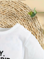 Infant Party My Crib Bodysuit - Comfy Short Sleeve Onesie for Babies.