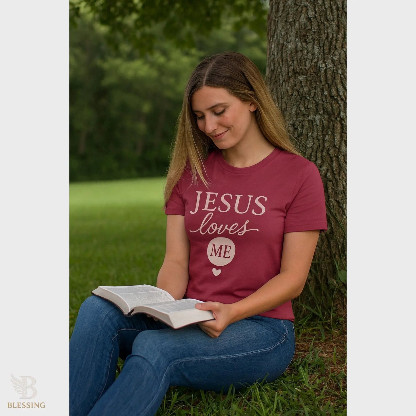 Jesus Loves me Tee Blessing Clothing