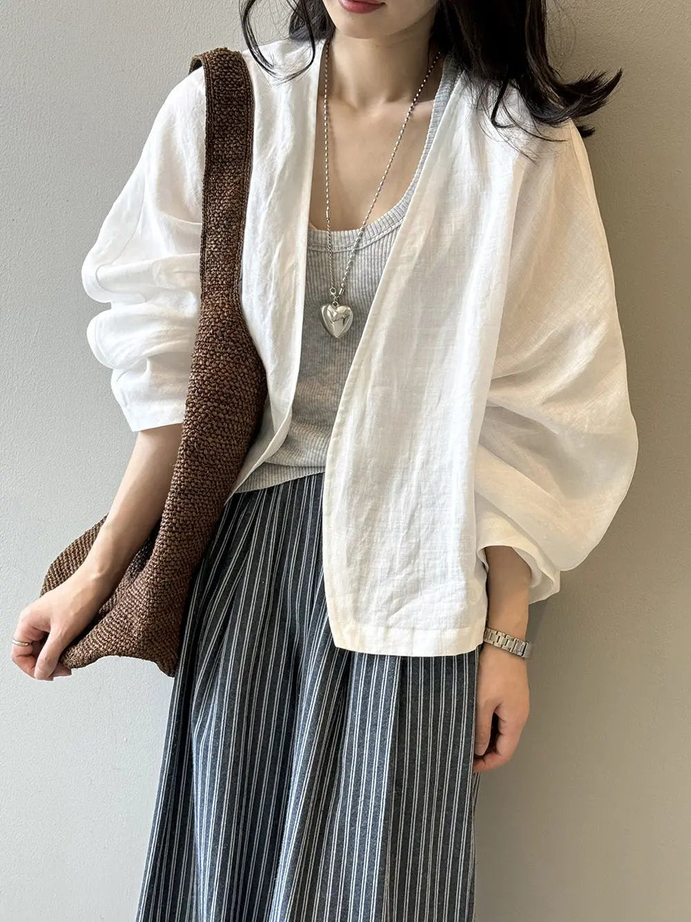 Long Sleeve Cardigan Shirt Top PAINEVIDA