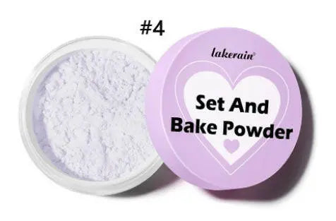 Long-lasting Concealer Waterproof And Sweatproof Smear-proof Makeup Baking Finishing Powder Face Powder.