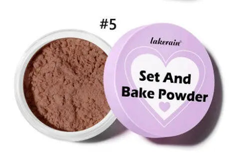 Long-lasting Concealer Waterproof And Sweatproof Smear-proof Makeup Baking Finishing Powder Face Powder.