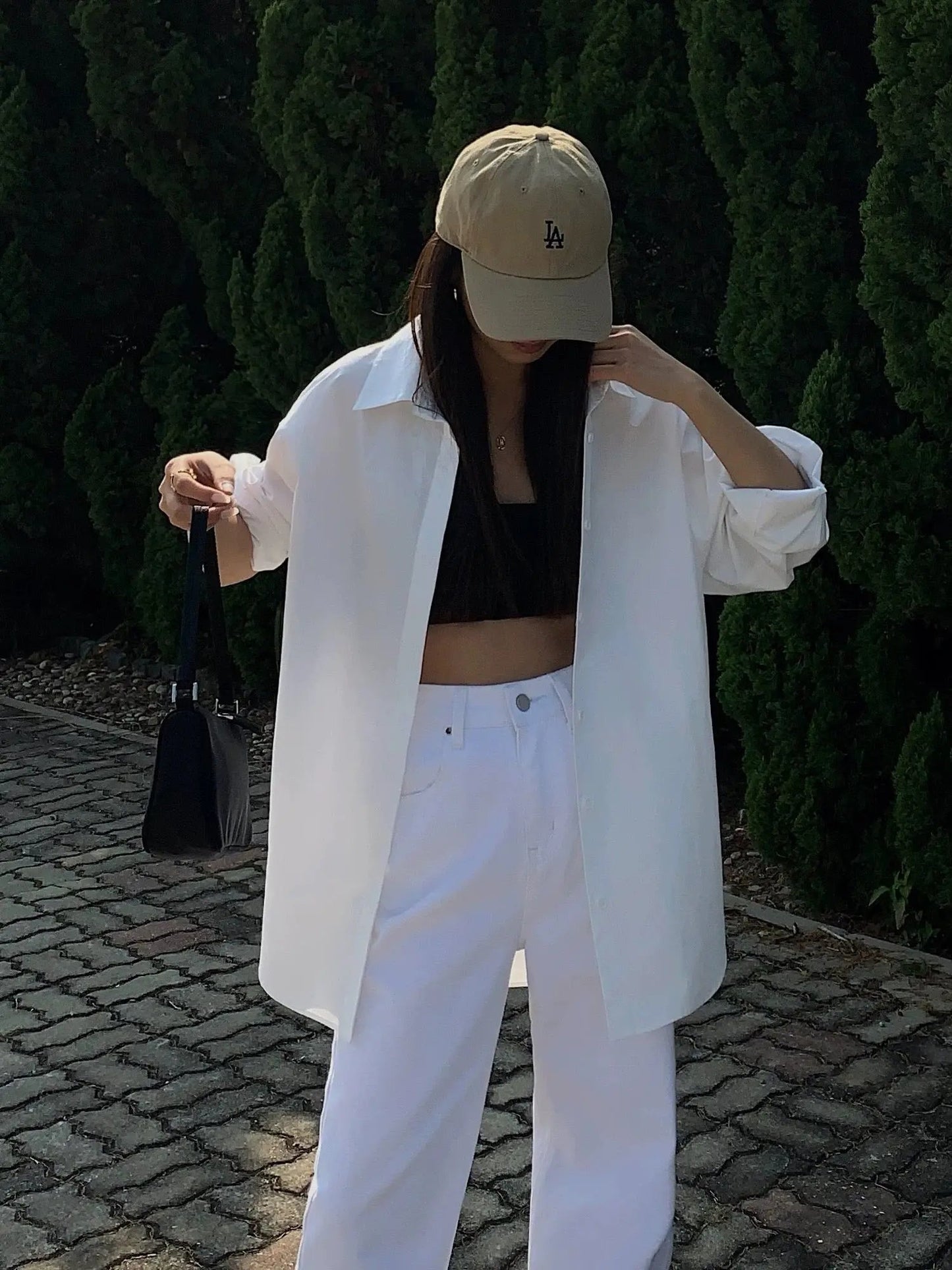 Loose Urban Long-Sleeved Shirt PAINEVIDA