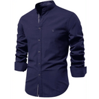 Men's Full Size Button Down Embroidered Shirt Plus Size.