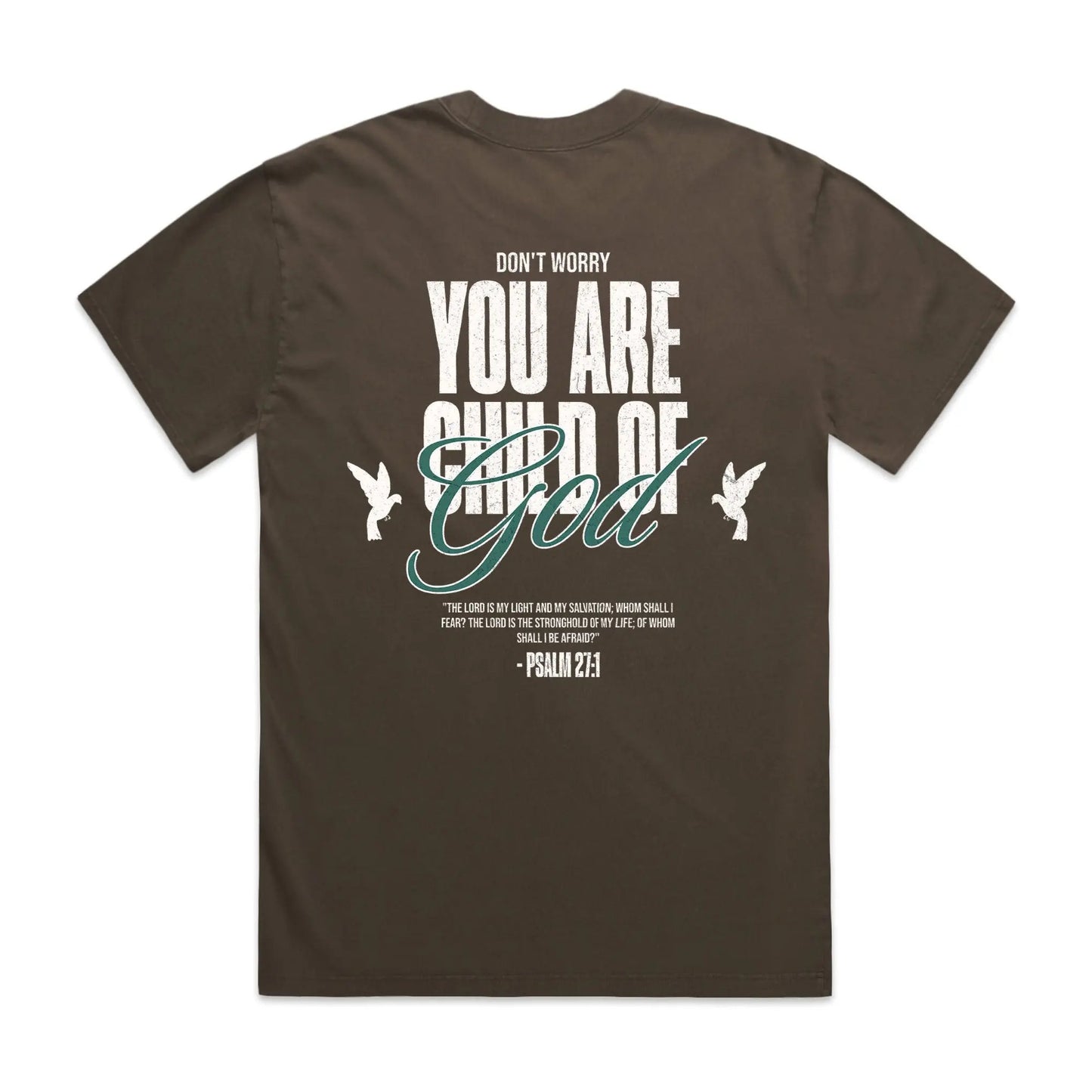 Men's Heavy Faded Tee Child of God Blessing Clothing