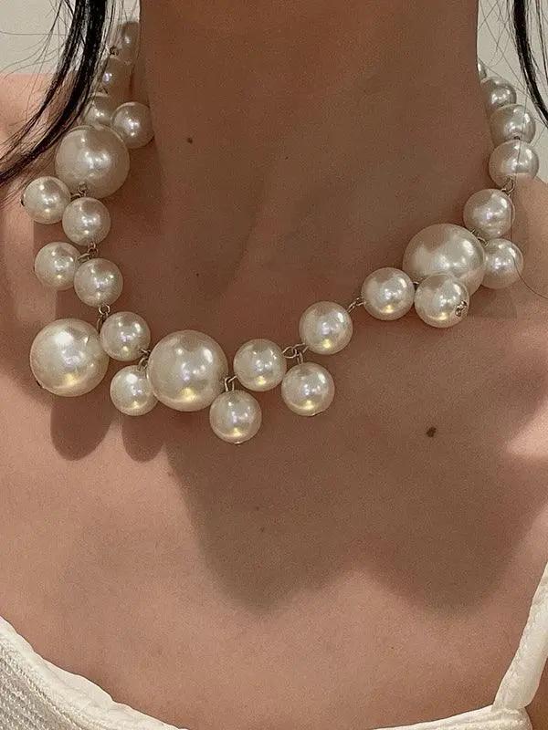 Original Stylish Statement Beads Necklace PAINEVIDA