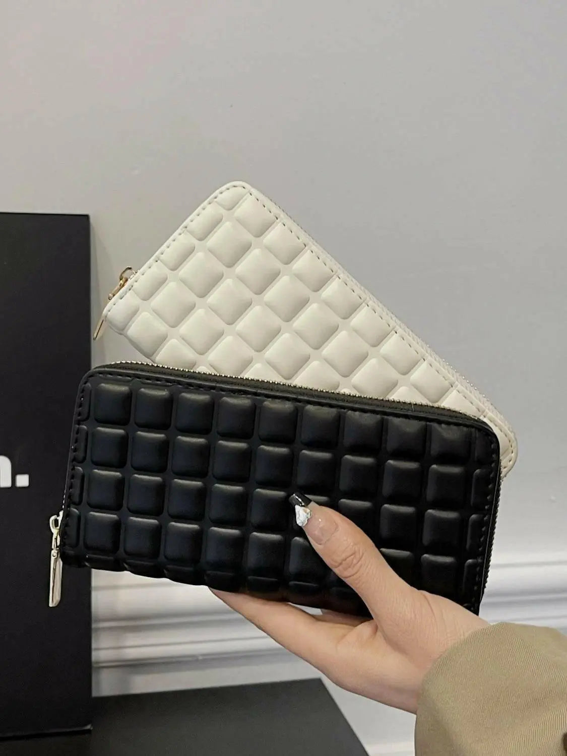 PU Leather Solid Color Wallet.