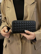 PU Leather Solid Color Wallet.