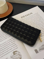 PU Leather Solid Color Wallet.