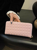 PU Leather Solid Color Wallet.