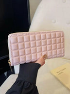 PU Leather Solid Color Wallet.