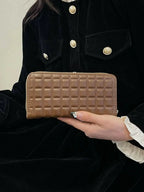PU Leather Solid Color Wallet.
