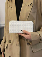 PU Leather Solid Color Wallet - Plush Fashion Shop