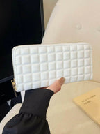 PU Leather Solid Color Wallet - Plush Fashion Shop