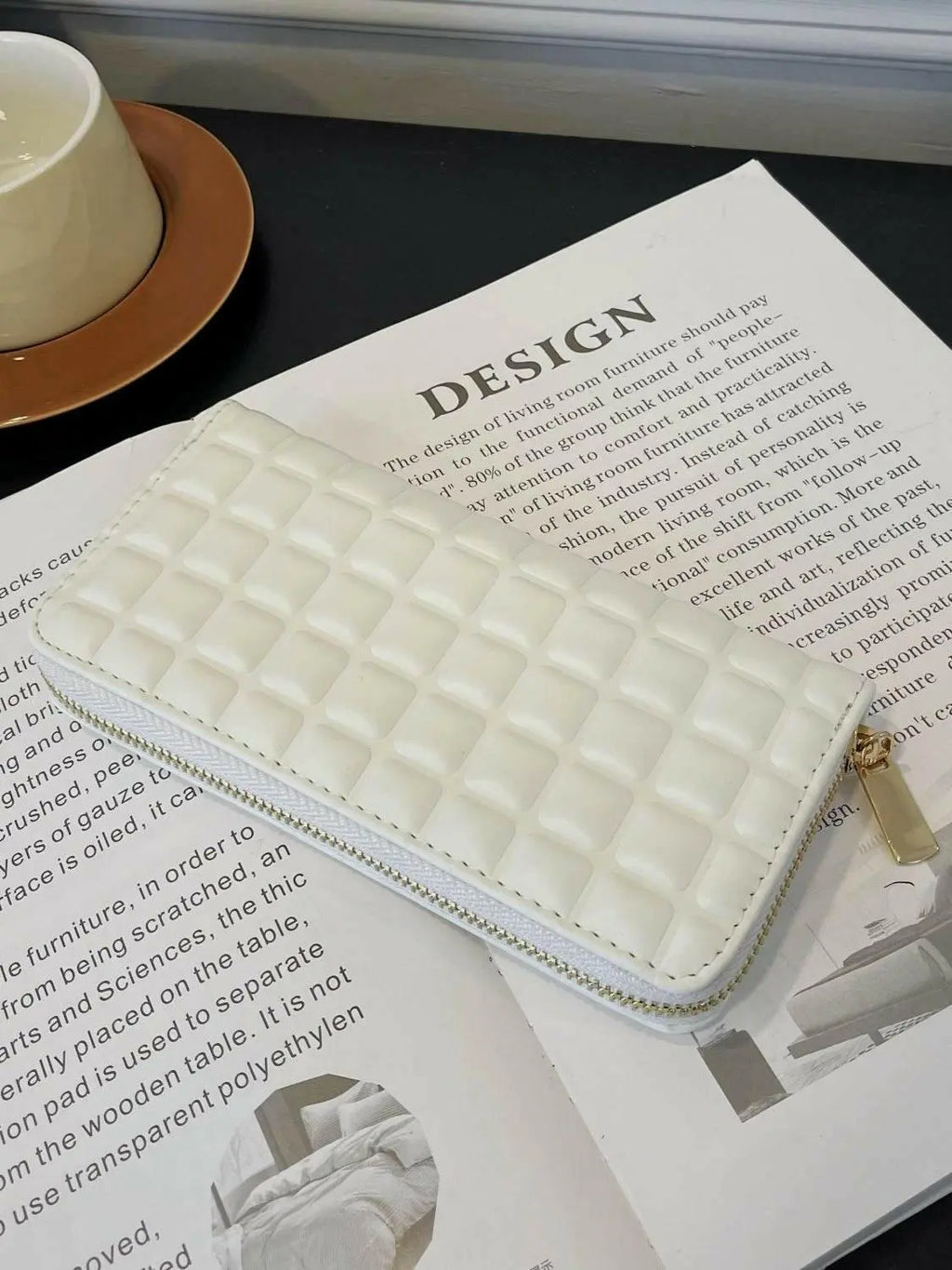 PU Leather Solid Color Wallet - Plush Fashion Shop