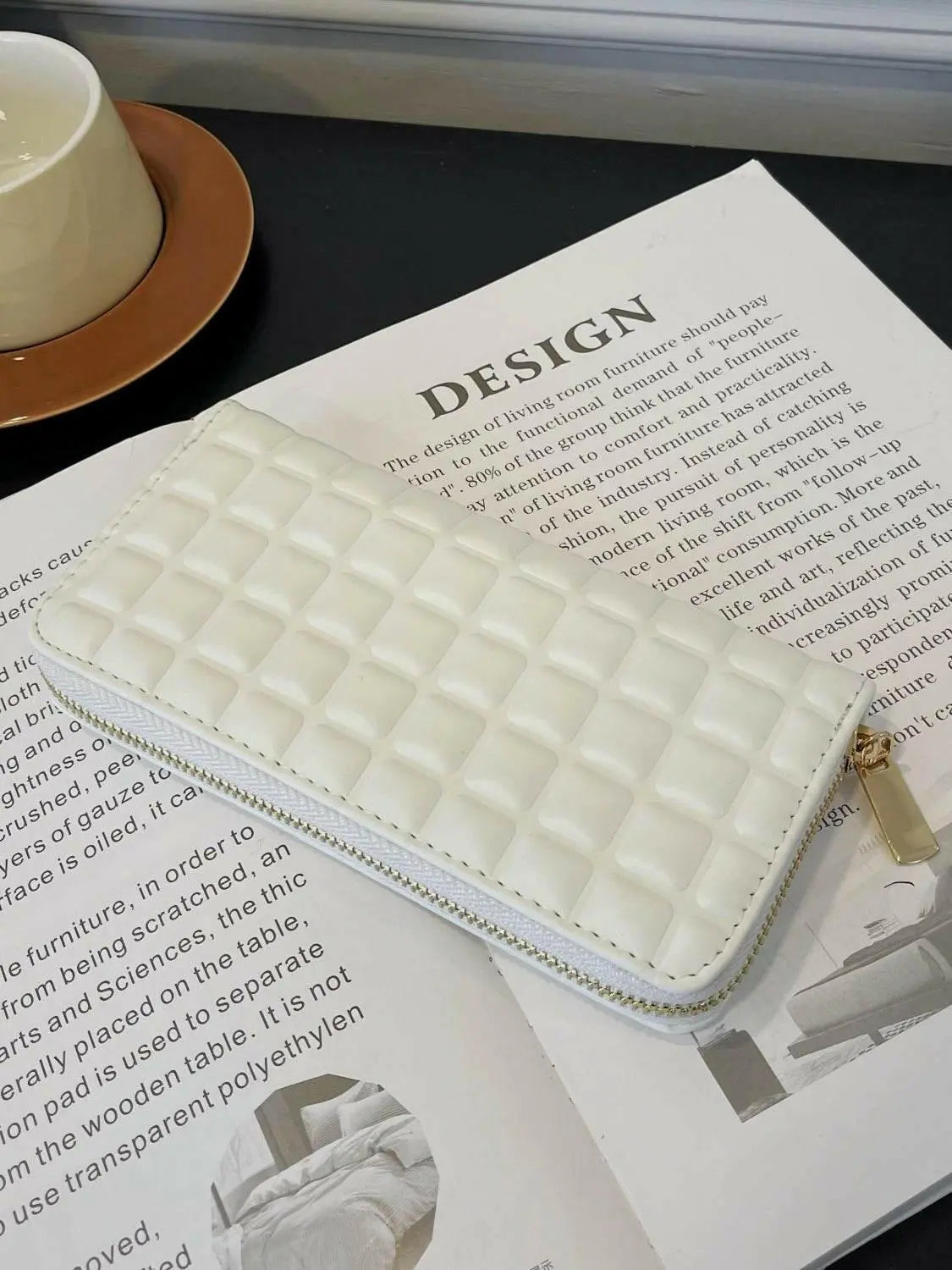 PU Leather Solid Color Wallet - Plush Fashion Shop