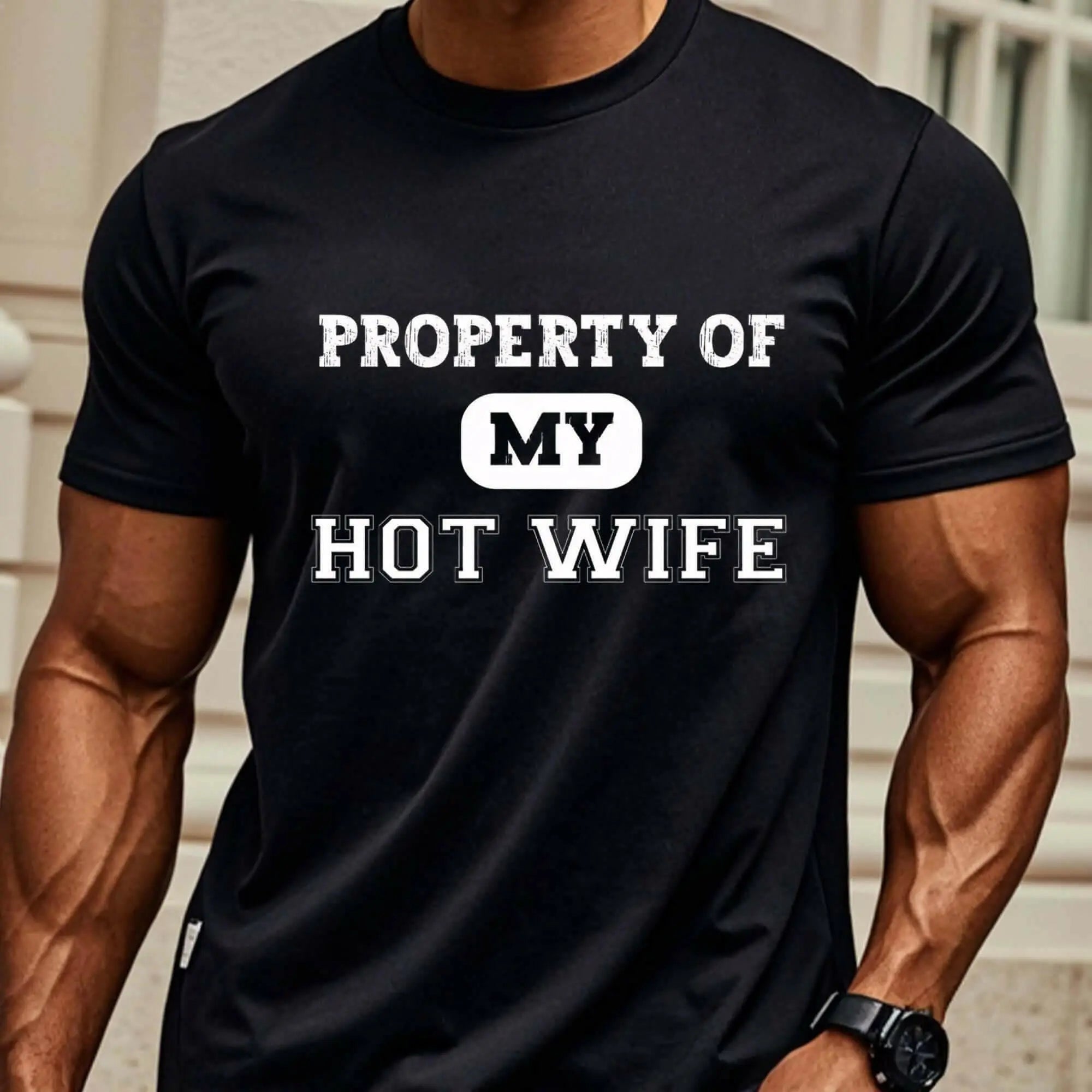 Property Of My Hot Wife Shirt - Perfect Gift for Husbands.