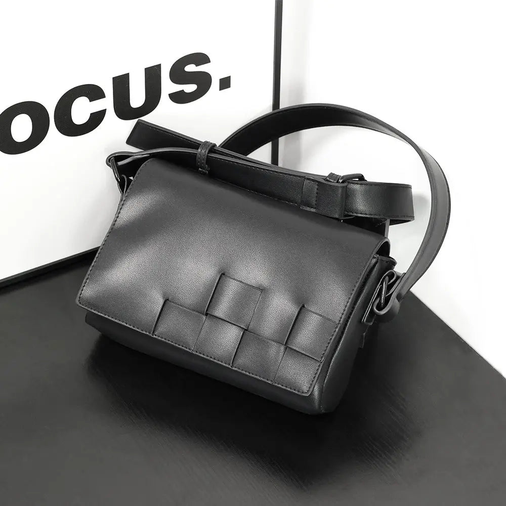 Shoulder bag men, fashion crossbody bag unisex, woven crossbody bag, Plush Fashion Hub