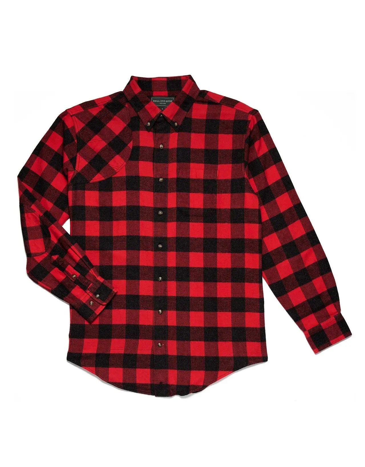 Sportsmans Shirt - Buffalo Plaid Ball and Buck