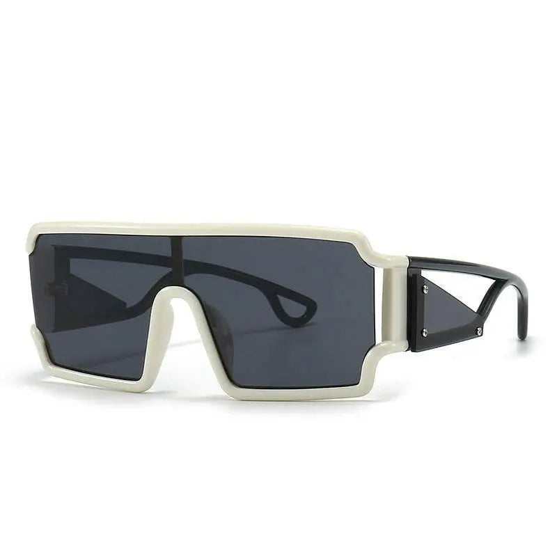 Square Fashion Large Rim Vintage Sunglasses.