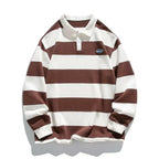 Striped Cotton Polo Jersey.