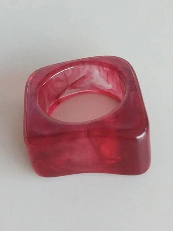 Stylish Vintage 7 Colors Irregular Geometry Ring Plush Fashion Hub