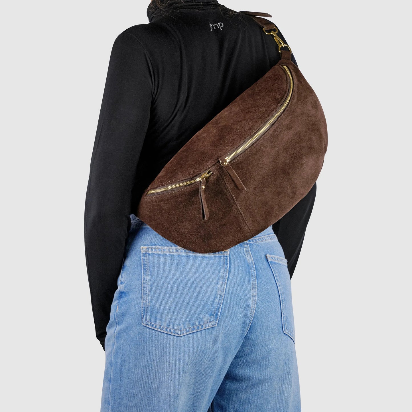 Suede Leather Crossbody Bag TAKEASY