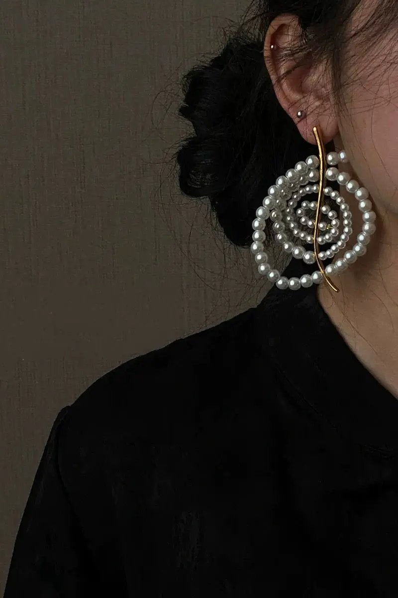 Vintage Hepburn Pearl Earrings PAINEVIDA